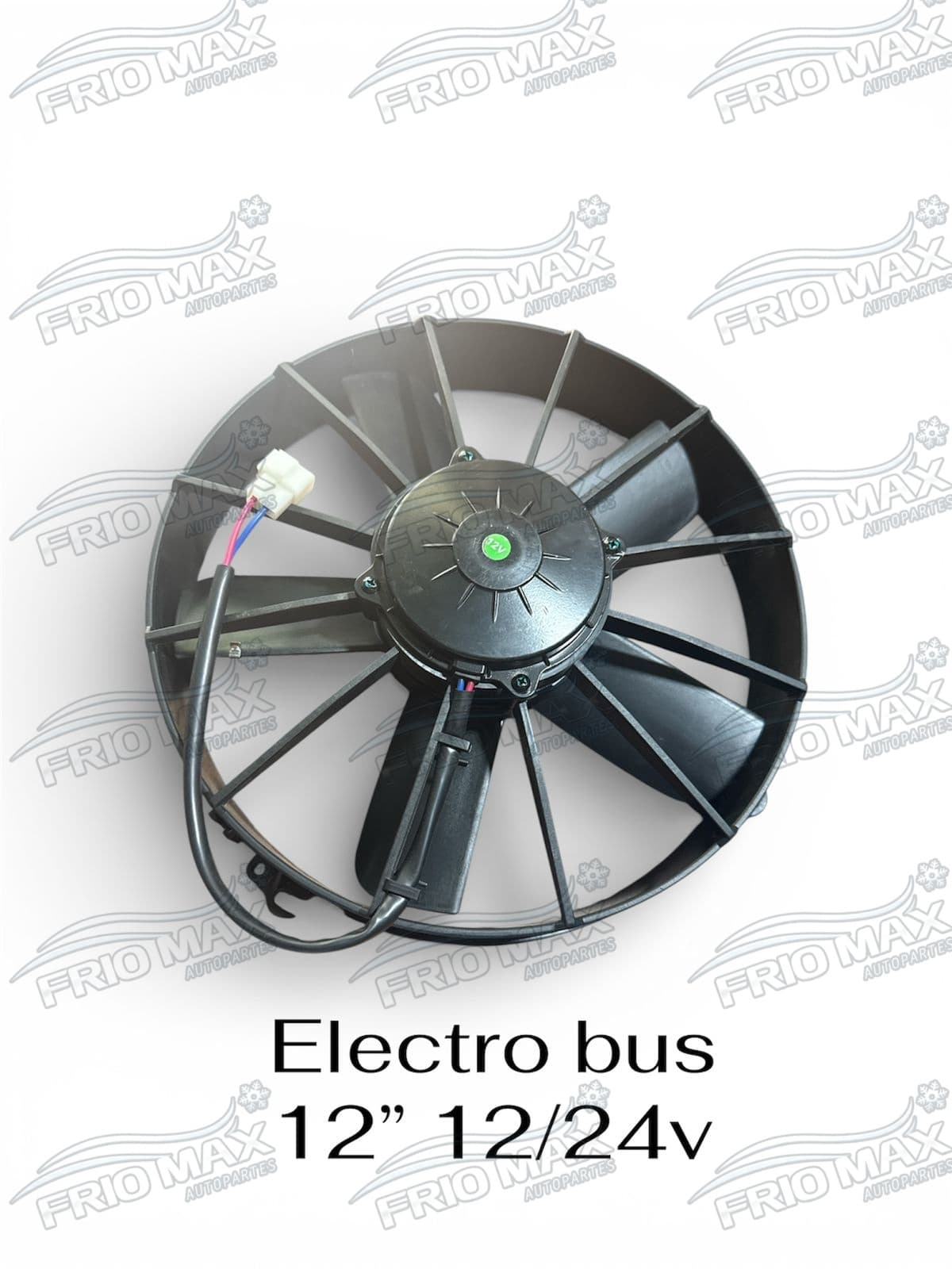 Extractor tipo bus 12" 12/24v